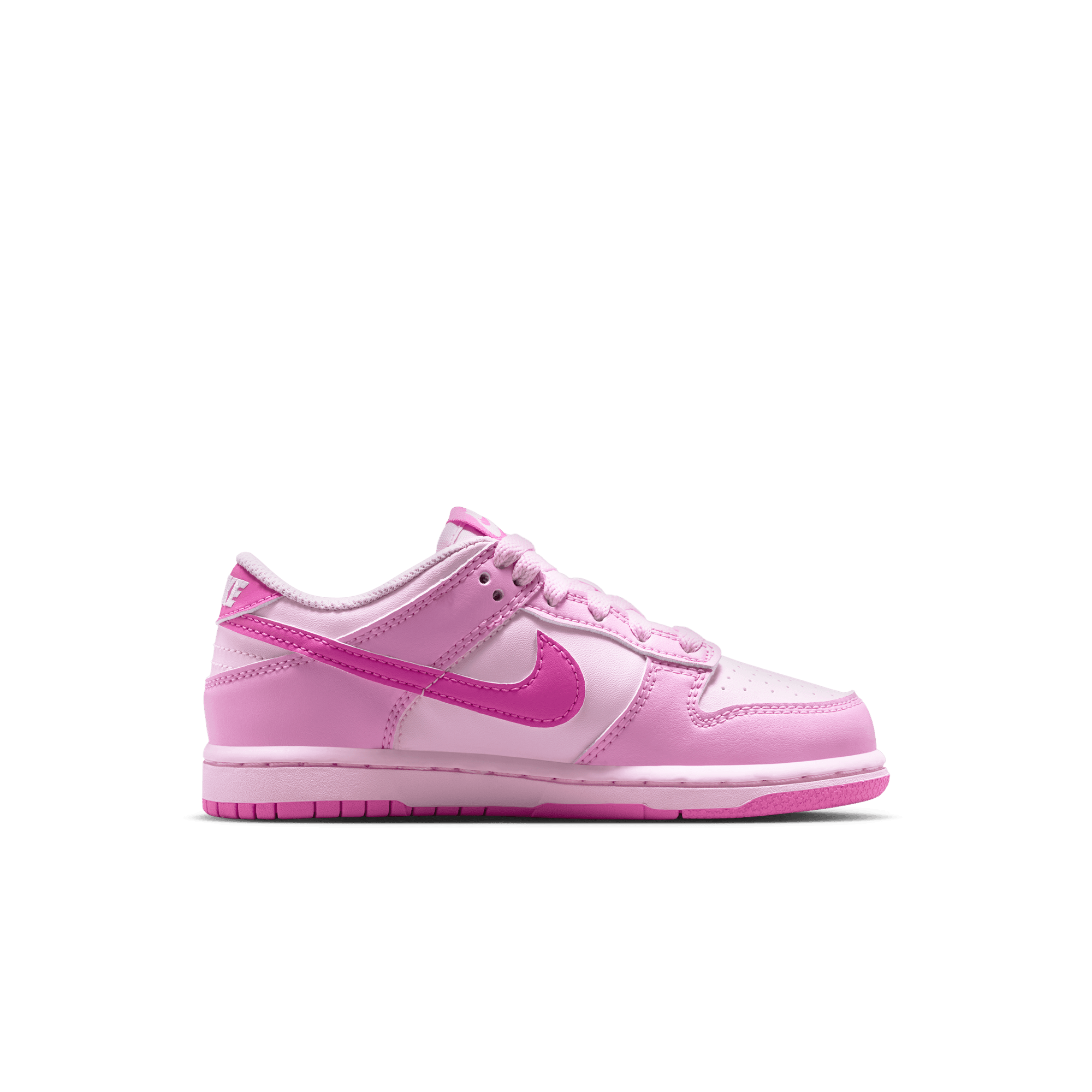 Nike Dunk Low Preschool Girls' "Pink Rise/Playful Pink/Pink Foam/White" Shoe
